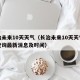 长治未来10天天气（长治未来10天天气预报查询最新消息及时间）