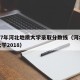 2017年河北地质大学录取分数线（河北地质大学2018）
