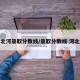 北河录取分数线/录取分数线 河北